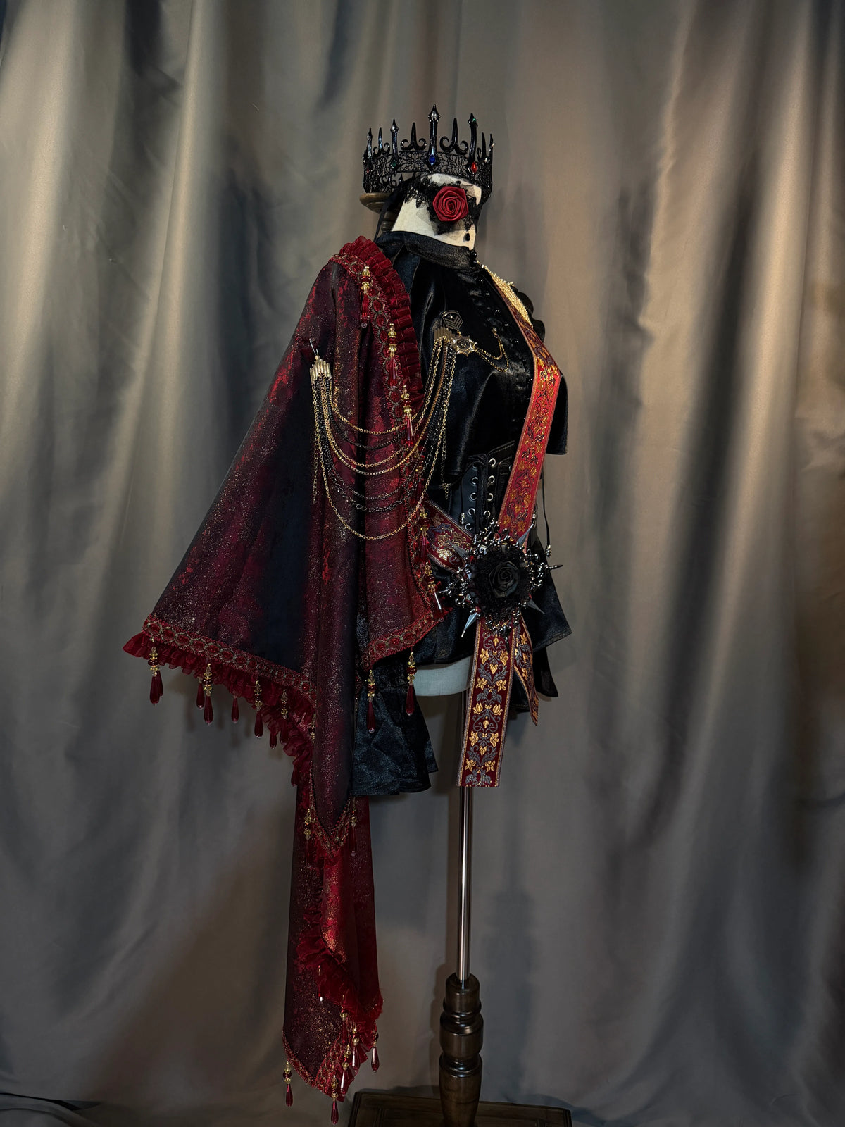 In-Stock Lolita Court-Style Prince Cape, Prince Sash, Vintage Gothic Stylish Royal Knight Prince Outfit