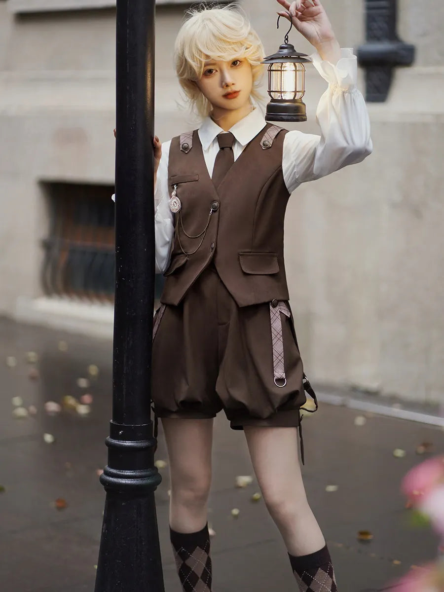 Genuine shirt, vest, summer overall, (Physicals), Lolita style