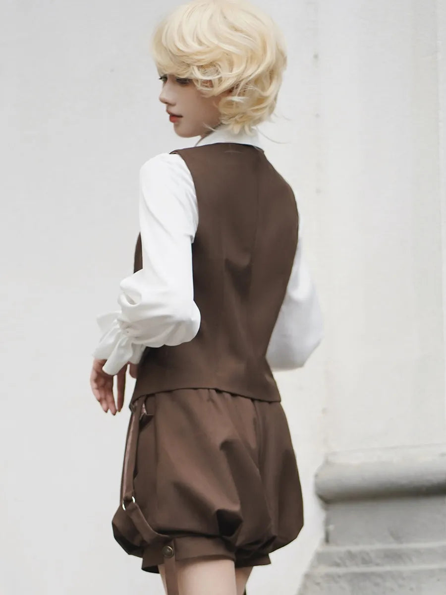 Genuine shirt, vest, summer overall, (Physicals), Lolita style