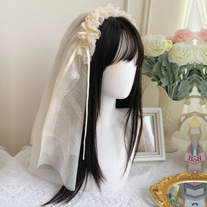 Ivory Tower Classic Dreamy Lolita White OP/JSK Dress - LolitaEraVeilXSIvory Tower Classic Dreamy Lolita White OP/JSK Dress