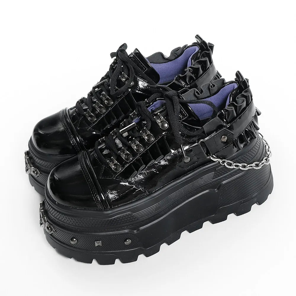 Transfer Student Ridiculous Secret Original Hypoxic Outer Space Joint Sweet Cool Platform Shoes Japanese Subculture Shoes Platform Shoes
