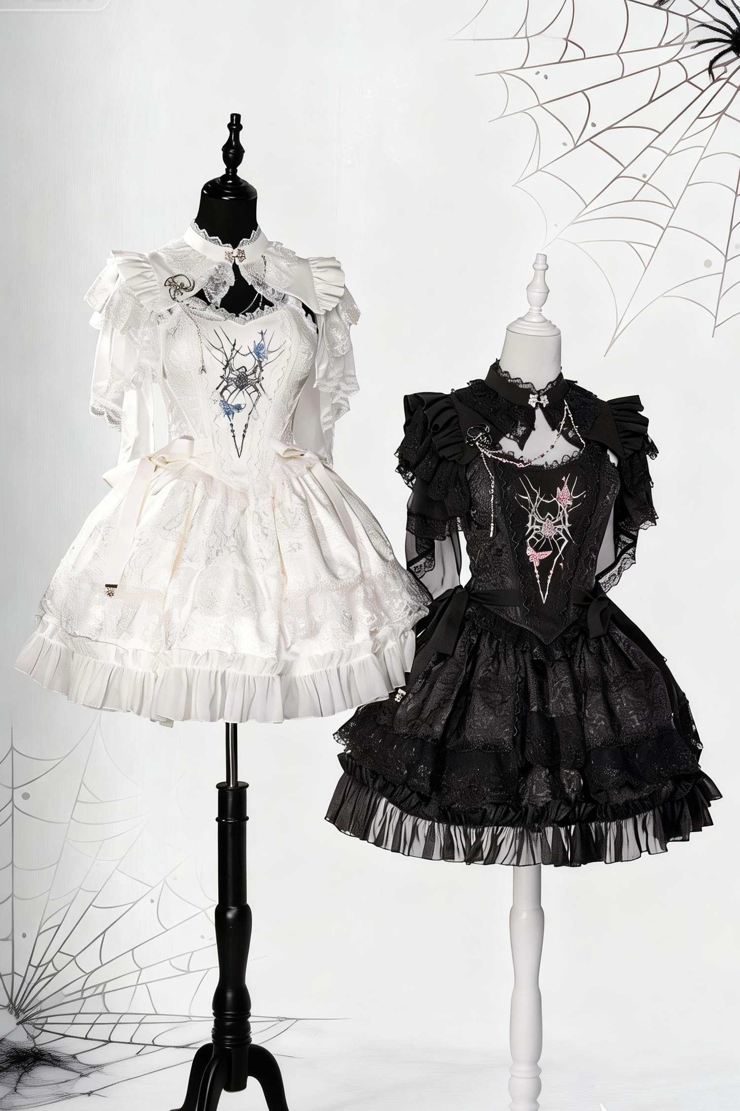 Dawn & Dusk Lolita Gothic Mini Skirt Set