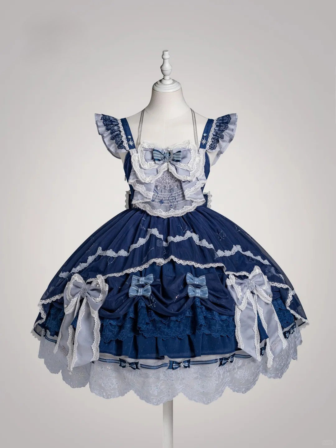 Stellar Symphony Lolita Light Moonlight & Midnight Sky JSK Dress