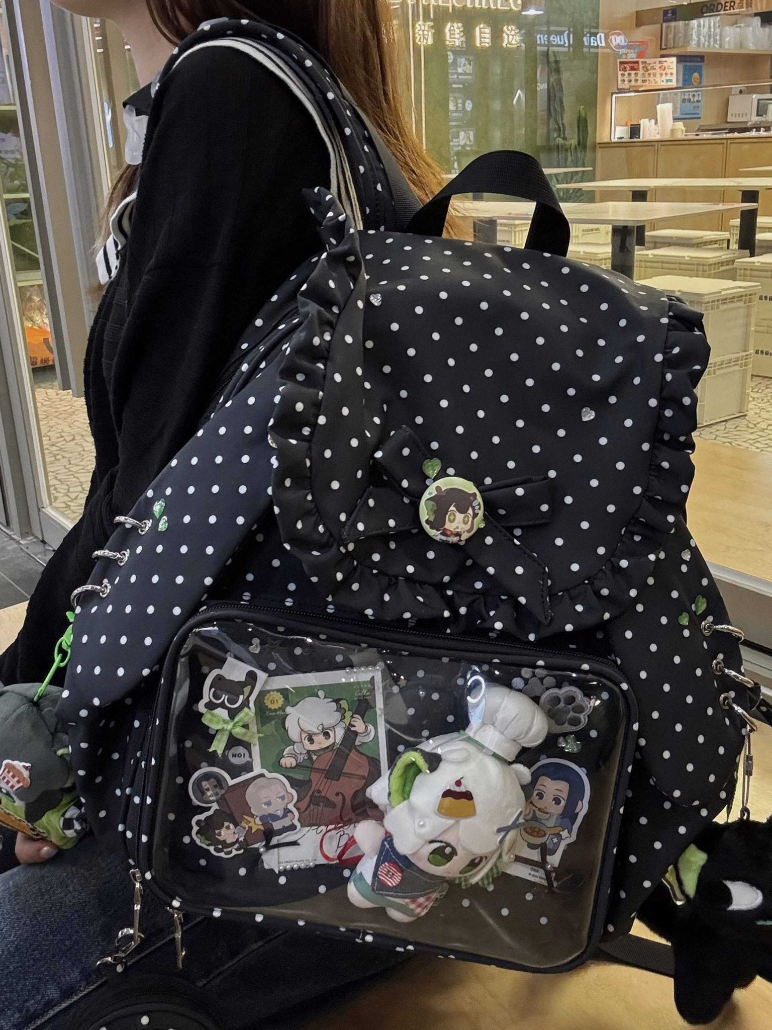 Kawaii Bunny Ear Large - Capacity Backpack Ita Bag 1287 - LolitaEraPinkKawaii Bunny Ear Large - Capacity Backpack Ita Bag 1287