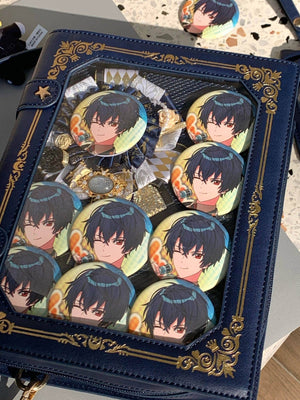 Kawaii Gilded Magic Book Ita Bag 1285 - LolitaEraPurpleKawaii Gilded Magic Book Ita Bag 1285