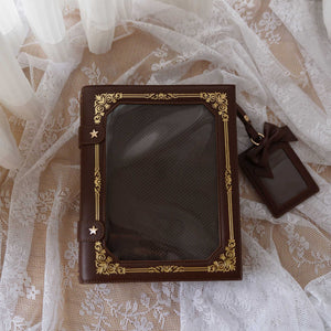 Kawaii Gilded Magic Book Ita Bag 1285 - LolitaEraBrownKawaii Gilded Magic Book Ita Bag 1285