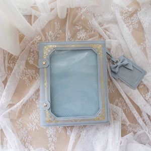 Kawaii Gilded Magic Book Ita Bag 1285 - LolitaEraBlueKawaii Gilded Magic Book Ita Bag 1285