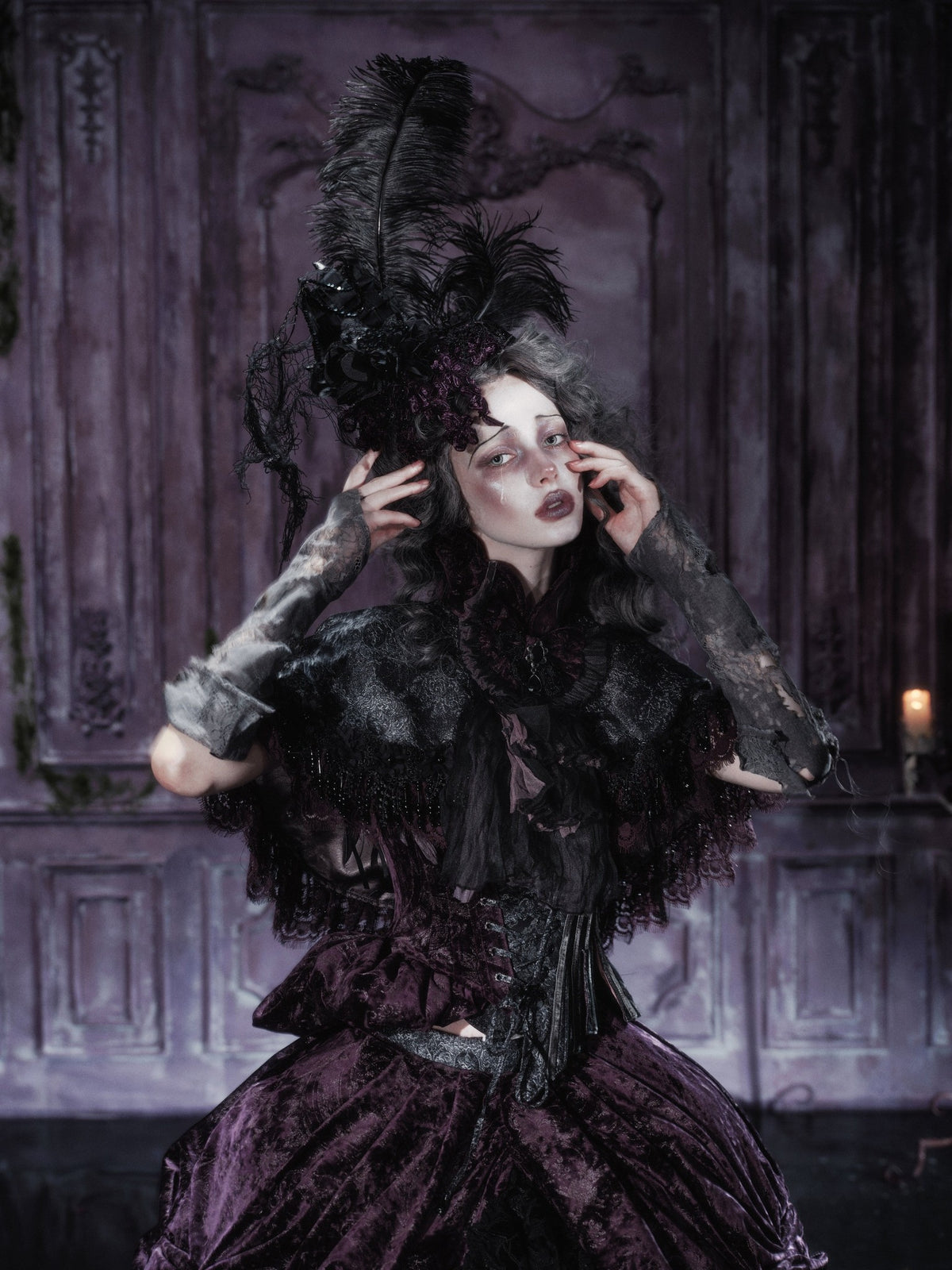 Legacy of the Departed Gothic Dark Silent Mary Sailing Ship Hat - LolitaEra