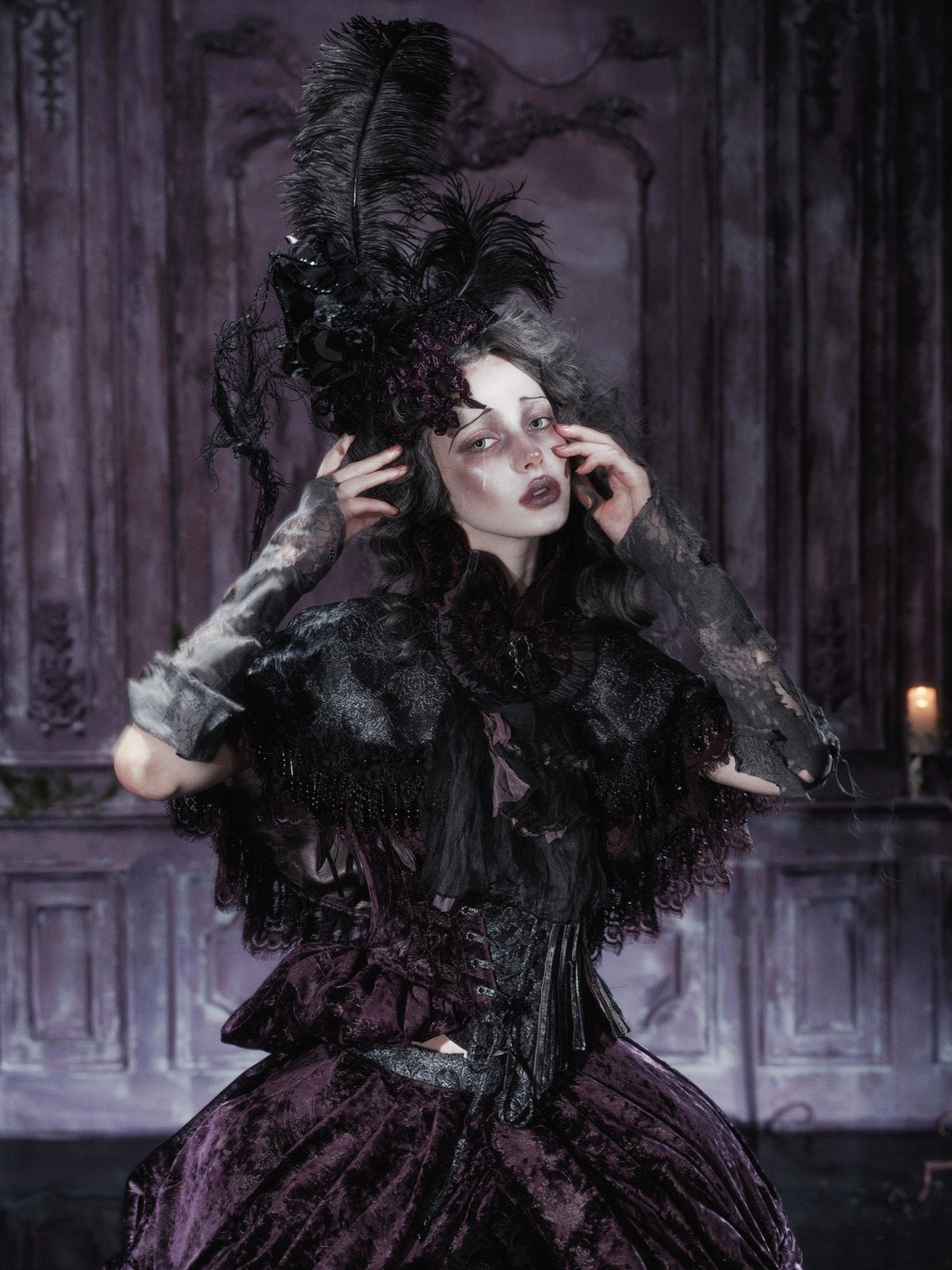 Legacy of the Departed Gothic Dark Victorian Cape Outerwear - LolitaEra