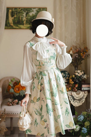 Lemon Picture Book Classic Lolita JSK 1262 - LolitaEraJSKSLemon Picture Book Classic Lolita JSK 1262