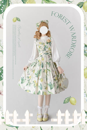 Lemon Picture Book Classic Lolita JSK 1262 - LolitaEraJSKSLemon Picture Book Classic Lolita JSK 1262