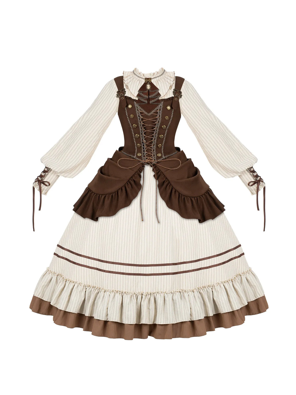 Letters and Poems·At Sunset | Wp Original Sub-Brand Ruffled Op Bra Two-Way Wear Curtain Twin Skirt Autumn