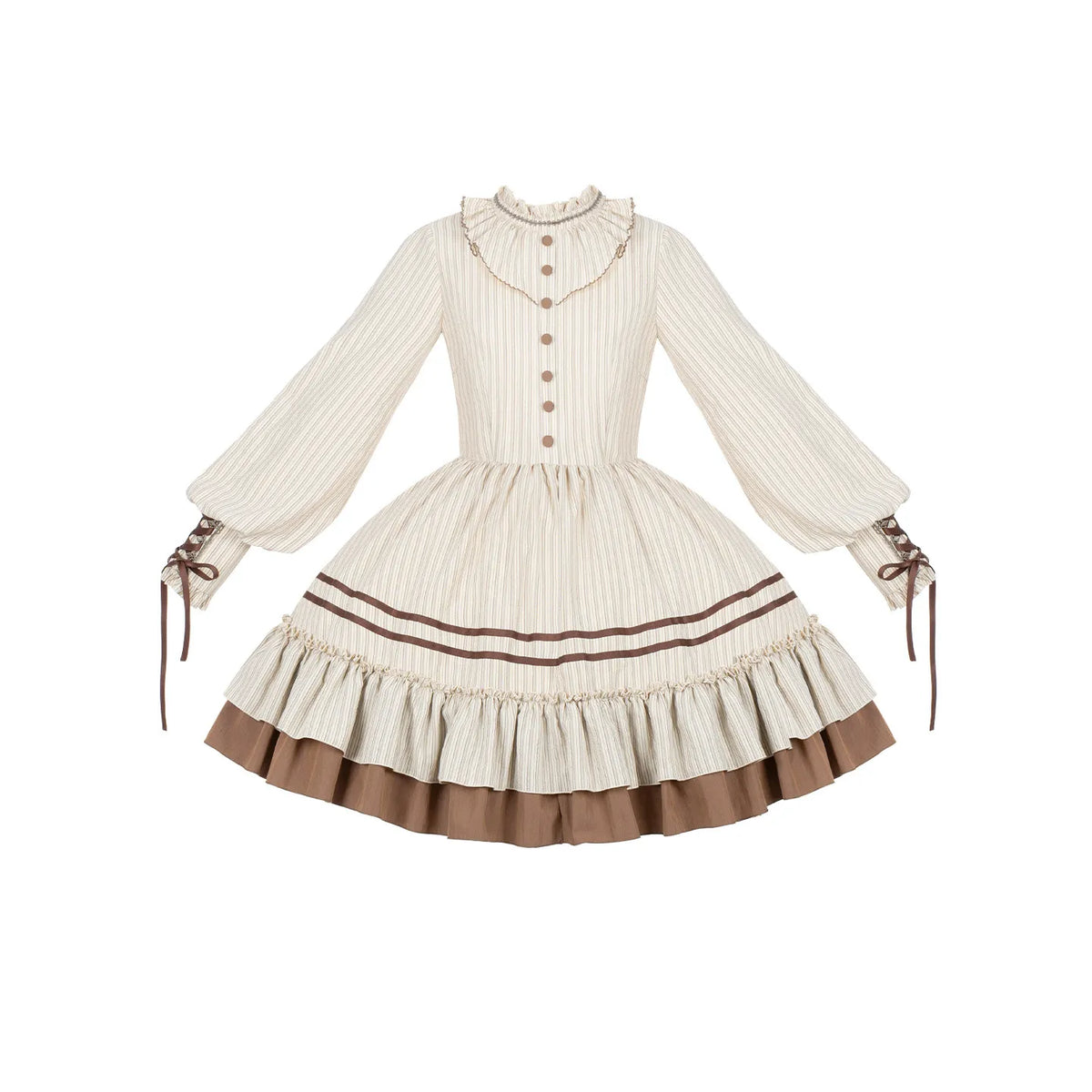 Letters and Poems·At Sunset | Wp Original Sub-Brand Ruffled Op Bra Two-Way Wear Curtain Twin Skirt Autumn