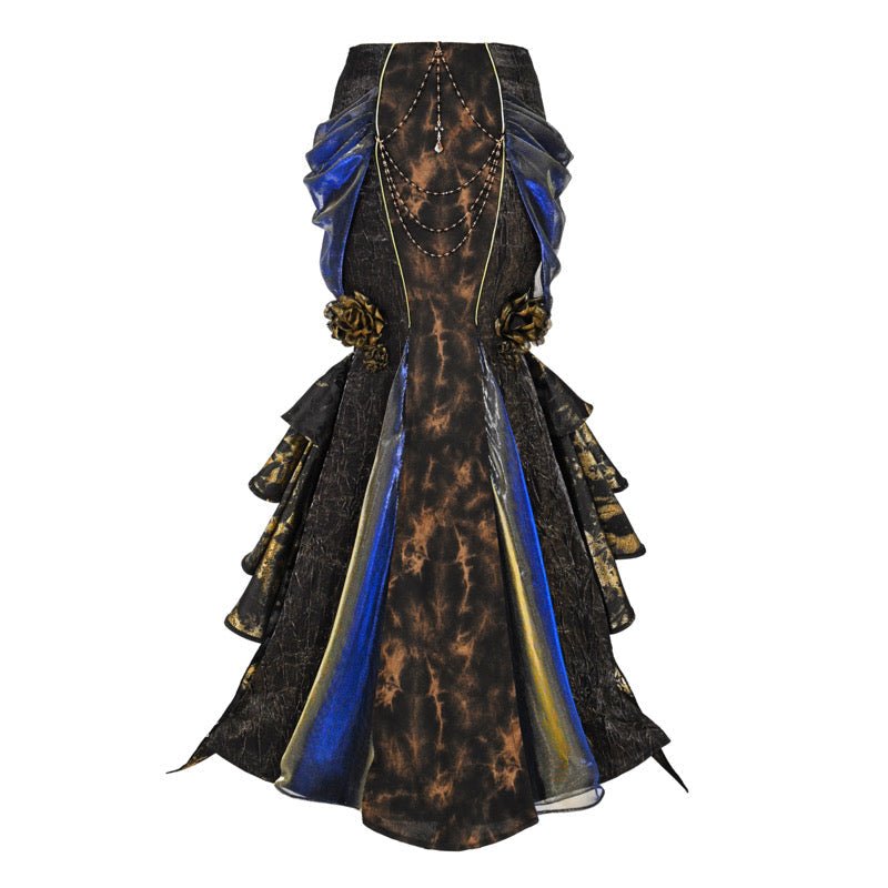 Lights Dusk Classic Boned Corset & Mermaid Skirt Set - LolitaEra