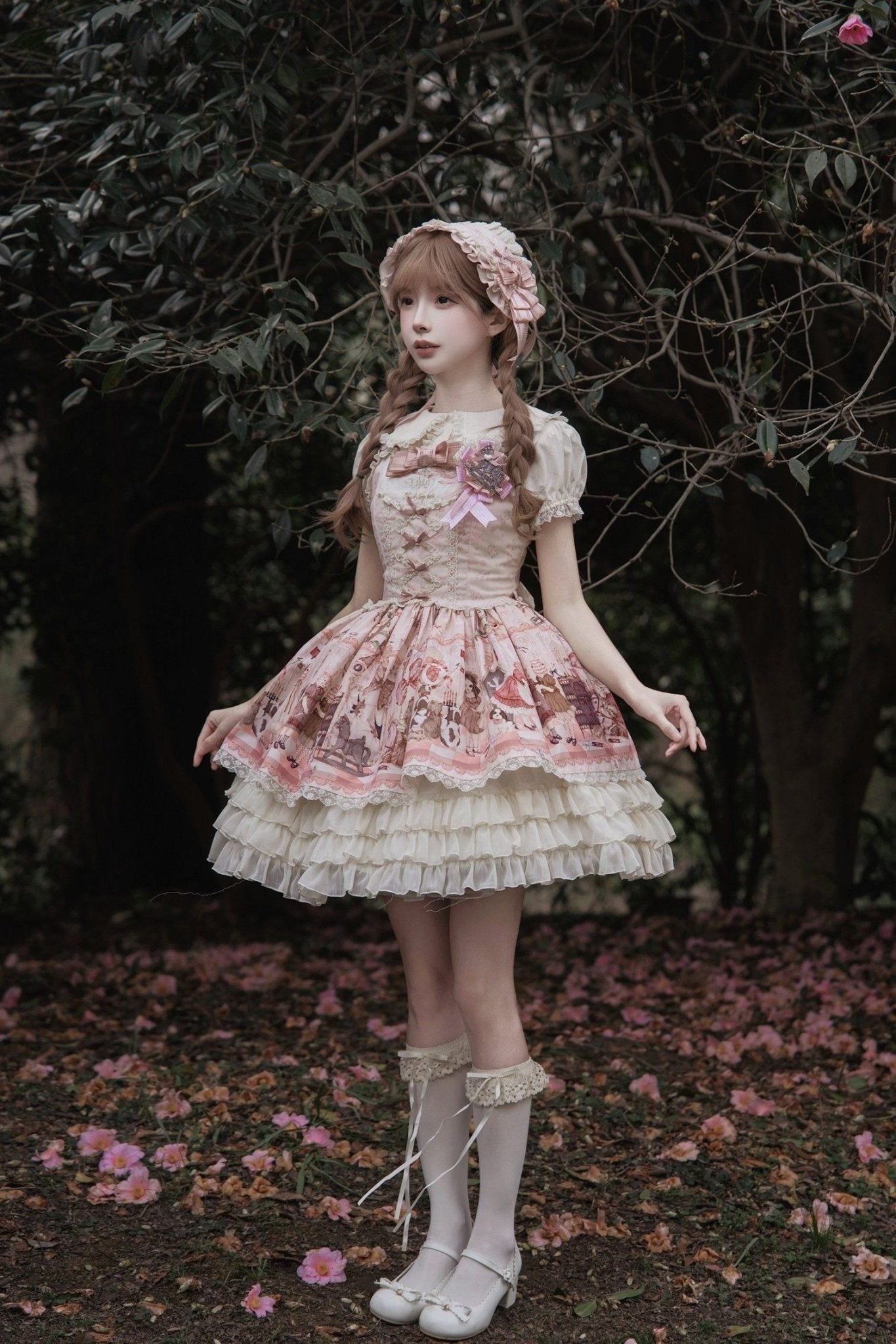 [Limited Edition: Apr 18] Mime Lolita Sweet Dress - LolitaEraBlouseBlackS[Limited Edition: Apr 18] Mime Lolita Sweet Dress