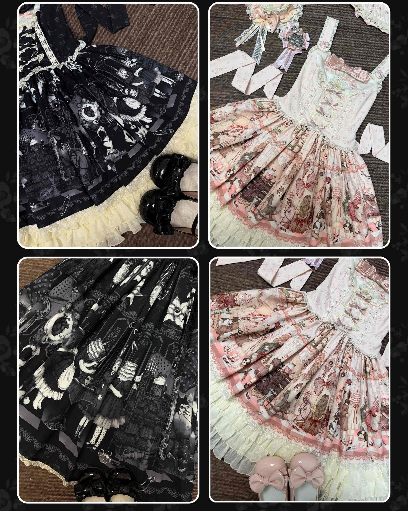 [Limited Edition: Apr 18] Mime Lolita Sweet Dress - LolitaEraJSK DressPinkS[Limited Edition: Apr 18] Mime Lolita Sweet Dress