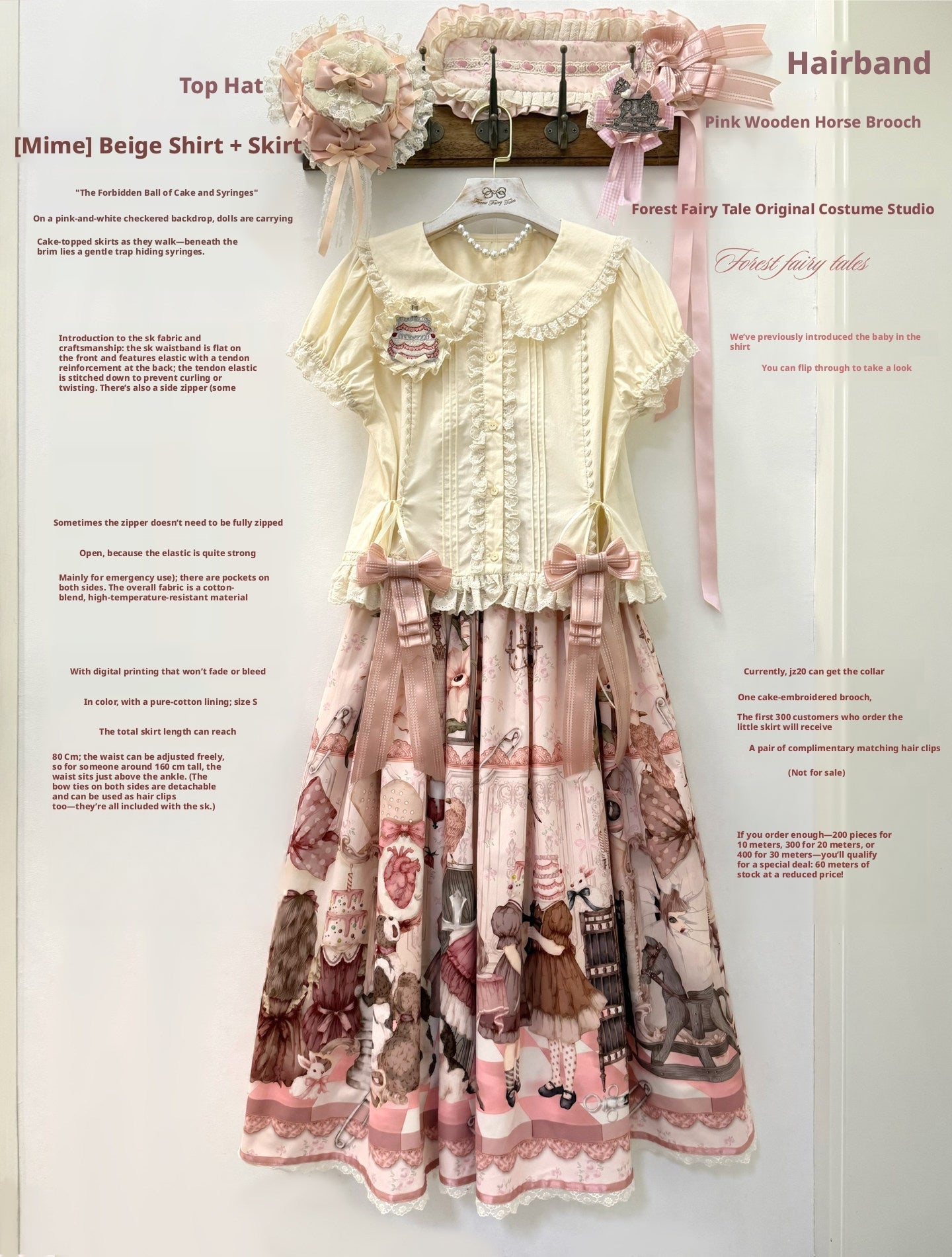 [Limited Edition: Apr 18] Mime Lolita Sweet Dress - LolitaEraJSK DressBlackS[Limited Edition: Apr 18] Mime Lolita Sweet Dress