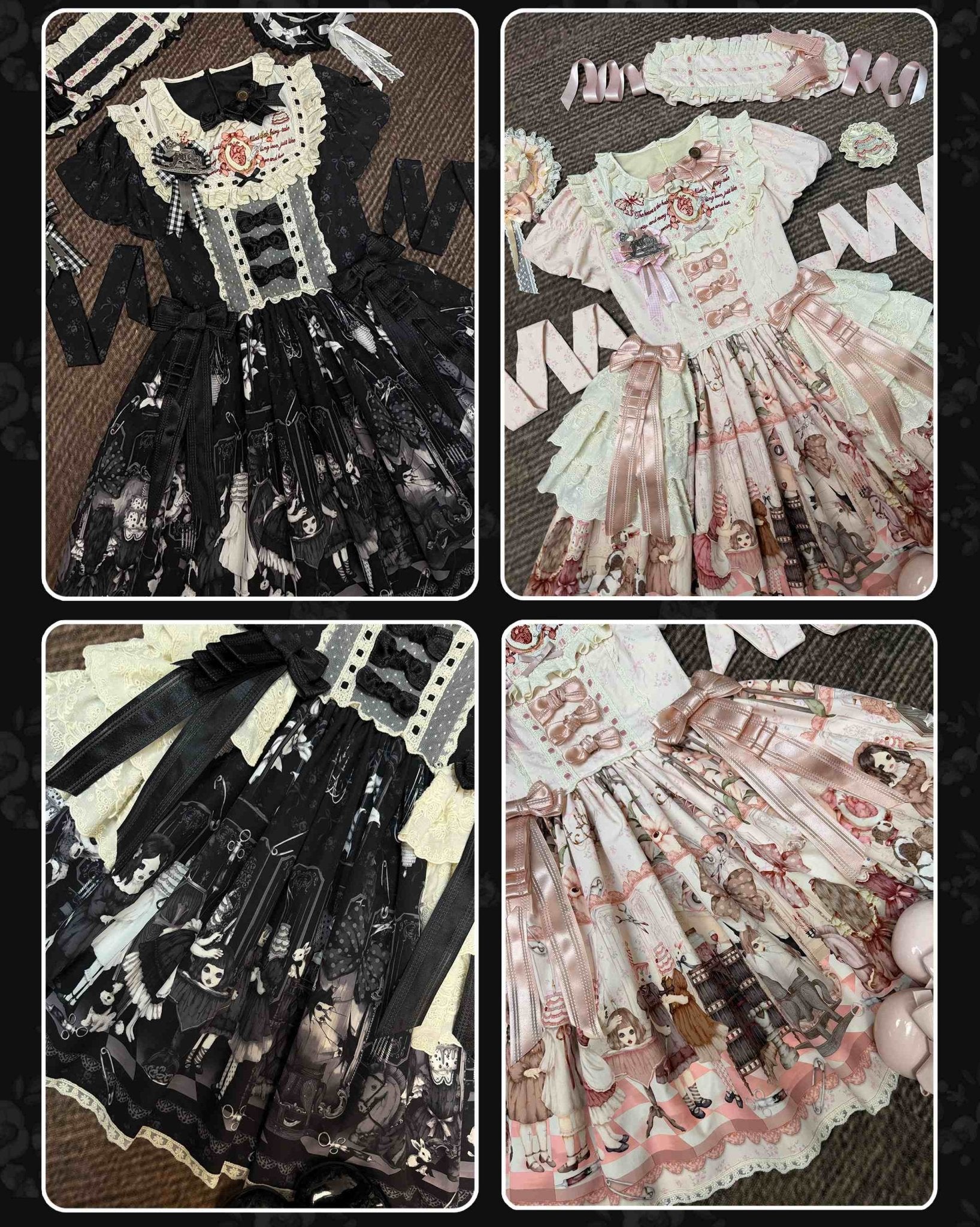 [Limited Edition: Apr 18] Mime Lolita Sweet Dress - LolitaEraJSK DressPinkS[Limited Edition: Apr 18] Mime Lolita Sweet Dress