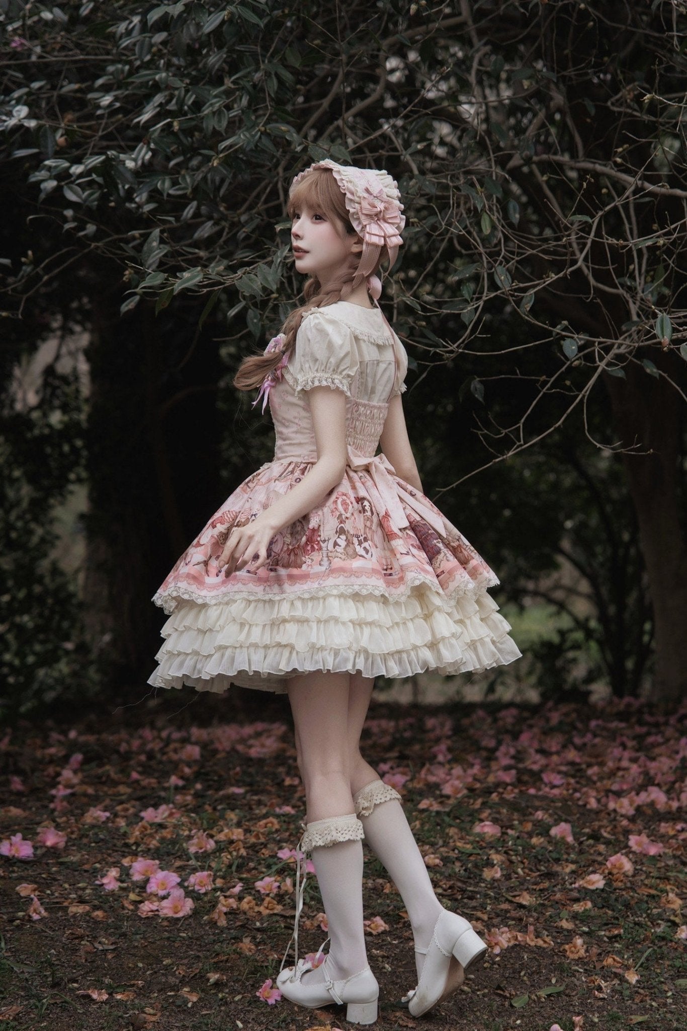 [Limited Edition: Apr 18] Mime Lolita Sweet Dress - LolitaEraBlouseBlackS[Limited Edition: Apr 18] Mime Lolita Sweet Dress
