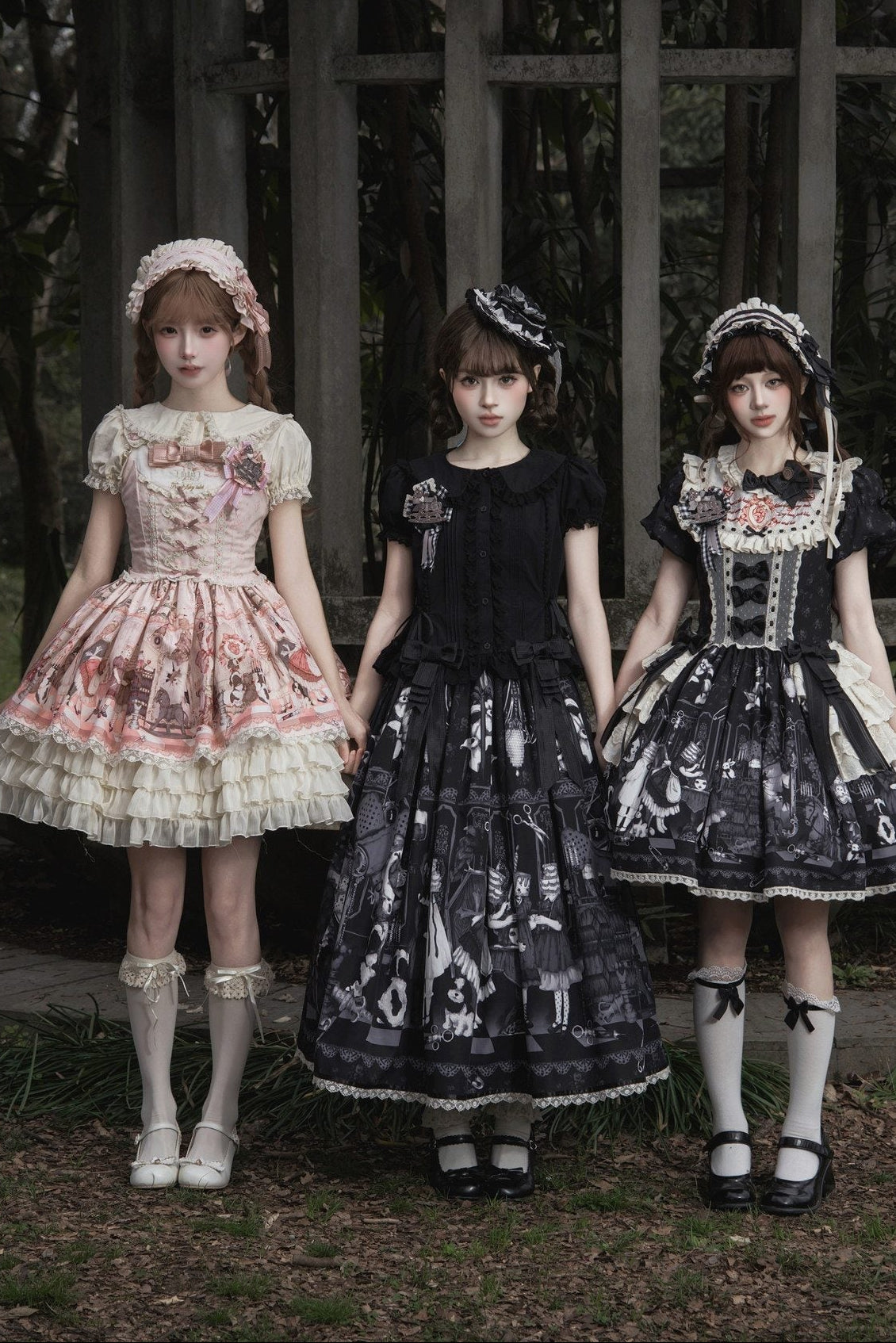 [Limited Edition: Apr 18] Mime Lolita Sweet Dress - LolitaEraBlouseBlackS[Limited Edition: Apr 18] Mime Lolita Sweet Dress