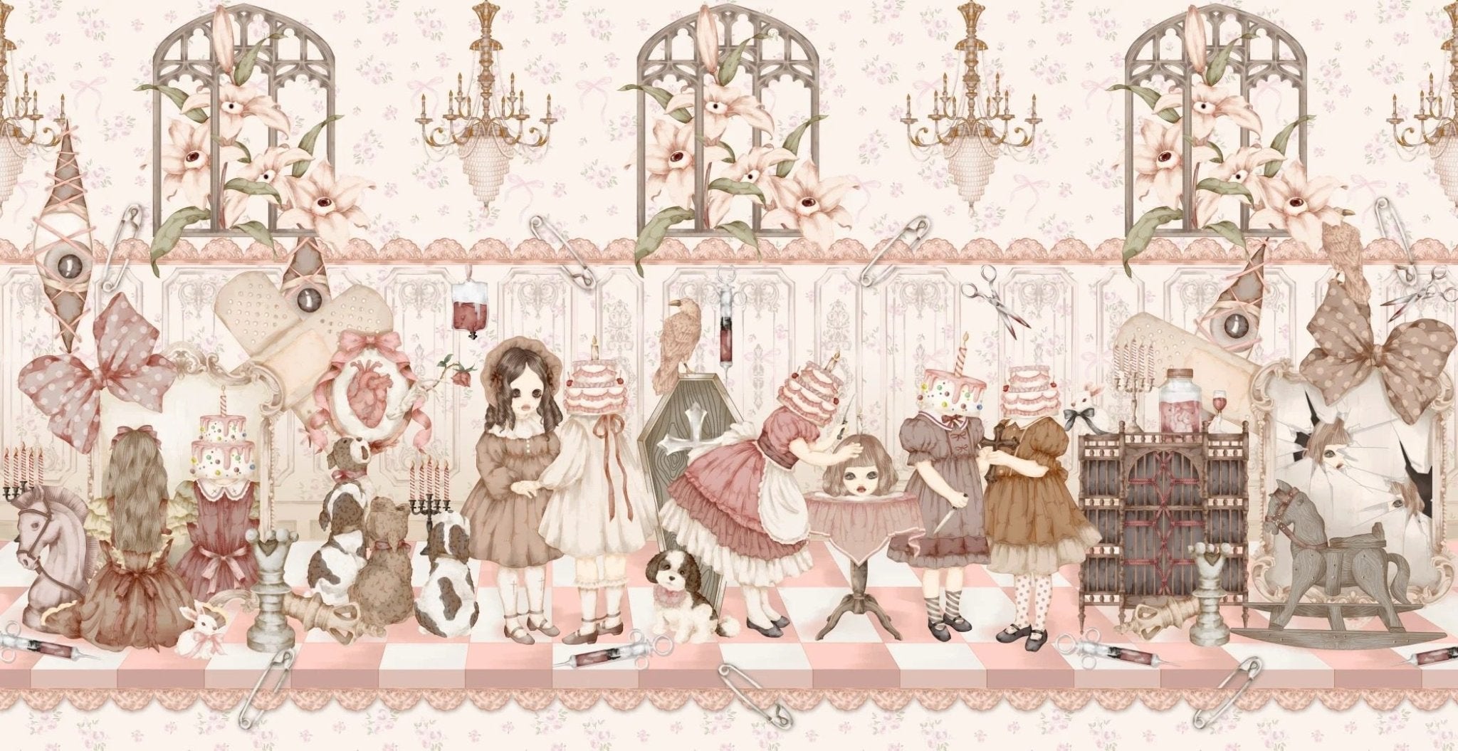 [Limited Edition: Apr 18] Mime Lolita Sweet Dress - LolitaEraBlouseBlackS[Limited Edition: Apr 18] Mime Lolita Sweet Dress
