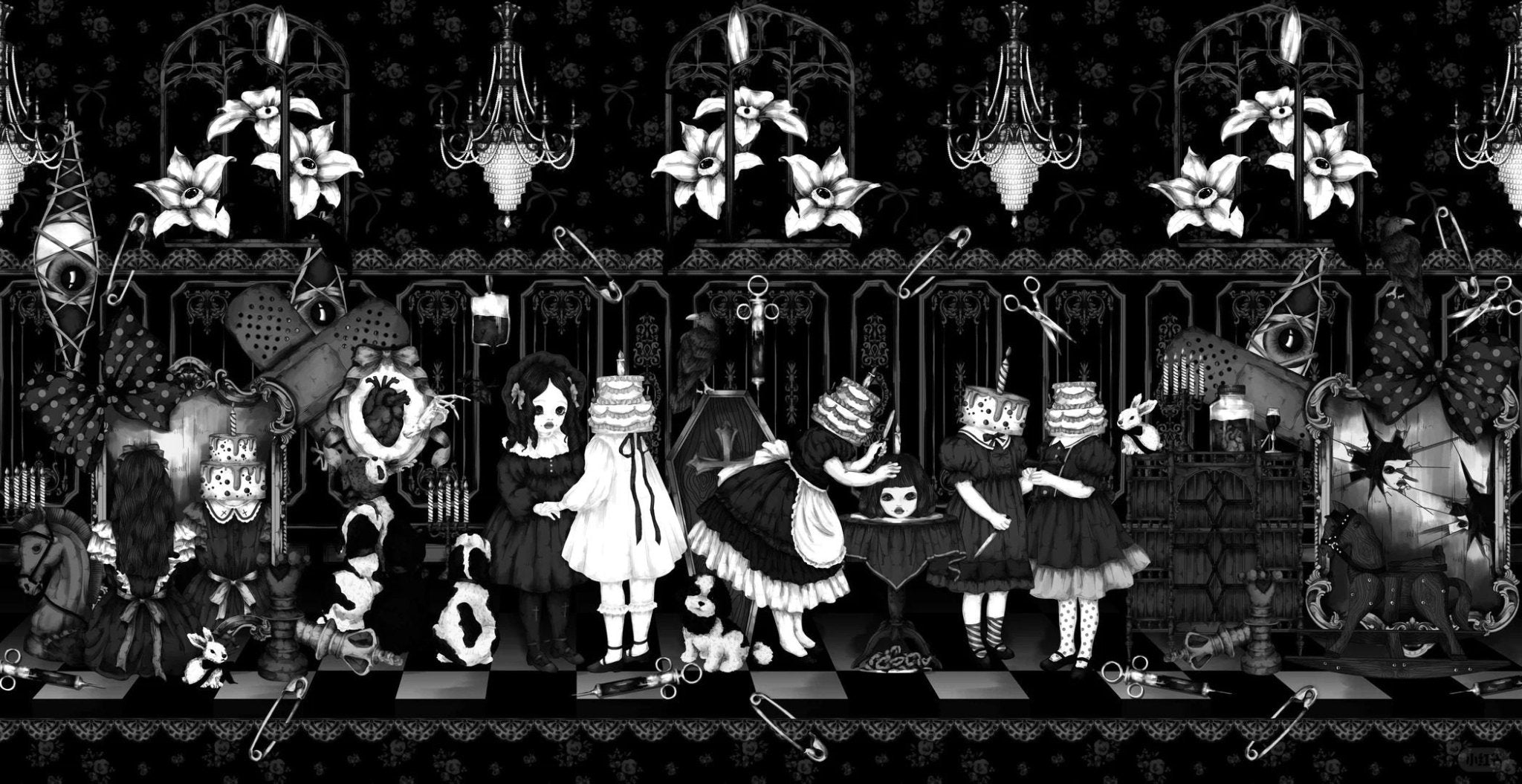 [Limited Edition: Apr 18] Mime Lolita Sweet Dress - LolitaEraBlouseBlackS[Limited Edition: Apr 18] Mime Lolita Sweet Dress