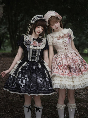 [Limited Edition: Apr 18] Mime Lolita Sweet Dress - LolitaEraBlouseBlackS[Limited Edition: Apr 18] Mime Lolita Sweet Dress