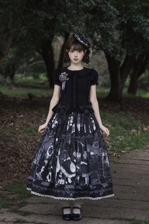 [Limited Edition: Apr 18] Mime Lolita Sweet Dress - LolitaEraBlouseBlackS[Limited Edition: Apr 18] Mime Lolita Sweet Dress