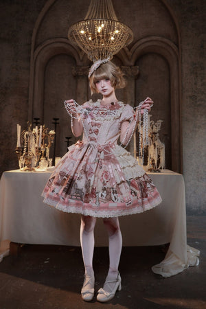 [Limited Edition: Apr 18] Mime Lolita Sweet Dress - LolitaEraBlouseBlackS[Limited Edition: Apr 18] Mime Lolita Sweet Dress