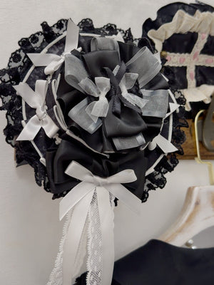 [Limited Edition: Apr 18] Mime Lolita Sweet Dress - LolitaEraTop HatBlackS[Limited Edition: Apr 18] Mime Lolita Sweet Dress