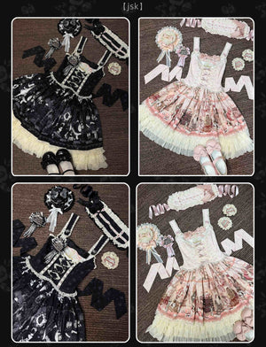[Limited Edition: Apr 18] Mime Lolita Sweet Dress - LolitaEraOP DressPinkS[Limited Edition: Apr 18] Mime Lolita Sweet Dress