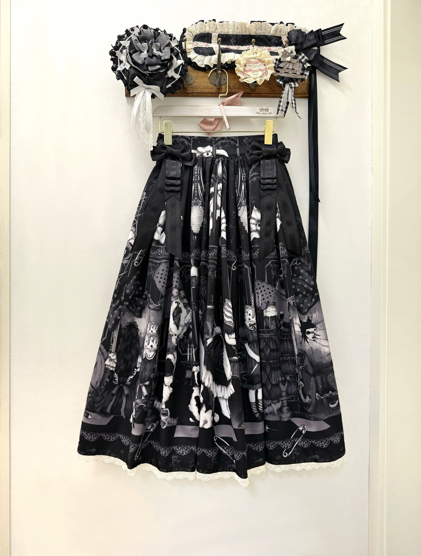 [Limited Edition: Apr 18] Mime Lolita Sweet Dress - LolitaEraSkirtBlackS[Limited Edition: Apr 18] Mime Lolita Sweet Dress