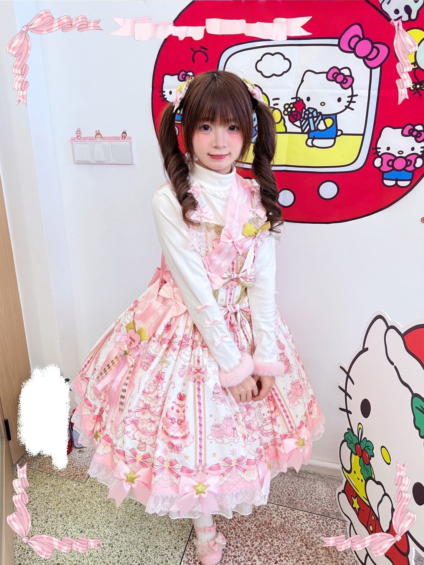 [Limited Edition: Apr 19] Hua Tian Studio Christmas Carol JSK & OP - LolitaEra(Long Sleeve)RedXS[Limited Edition: Apr 19] Hua Tian Studio Christmas Carol JSK & OP