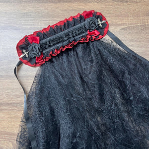 [Limited Edition: Apr 23] Blood Feast JSK Dark Gothic Lolita Dress with Bolero Set - LolitaEraVeilS[Limited Edition: Apr 23] Blood Feast JSK Dark Gothic Lolita Dress with Bolero Set