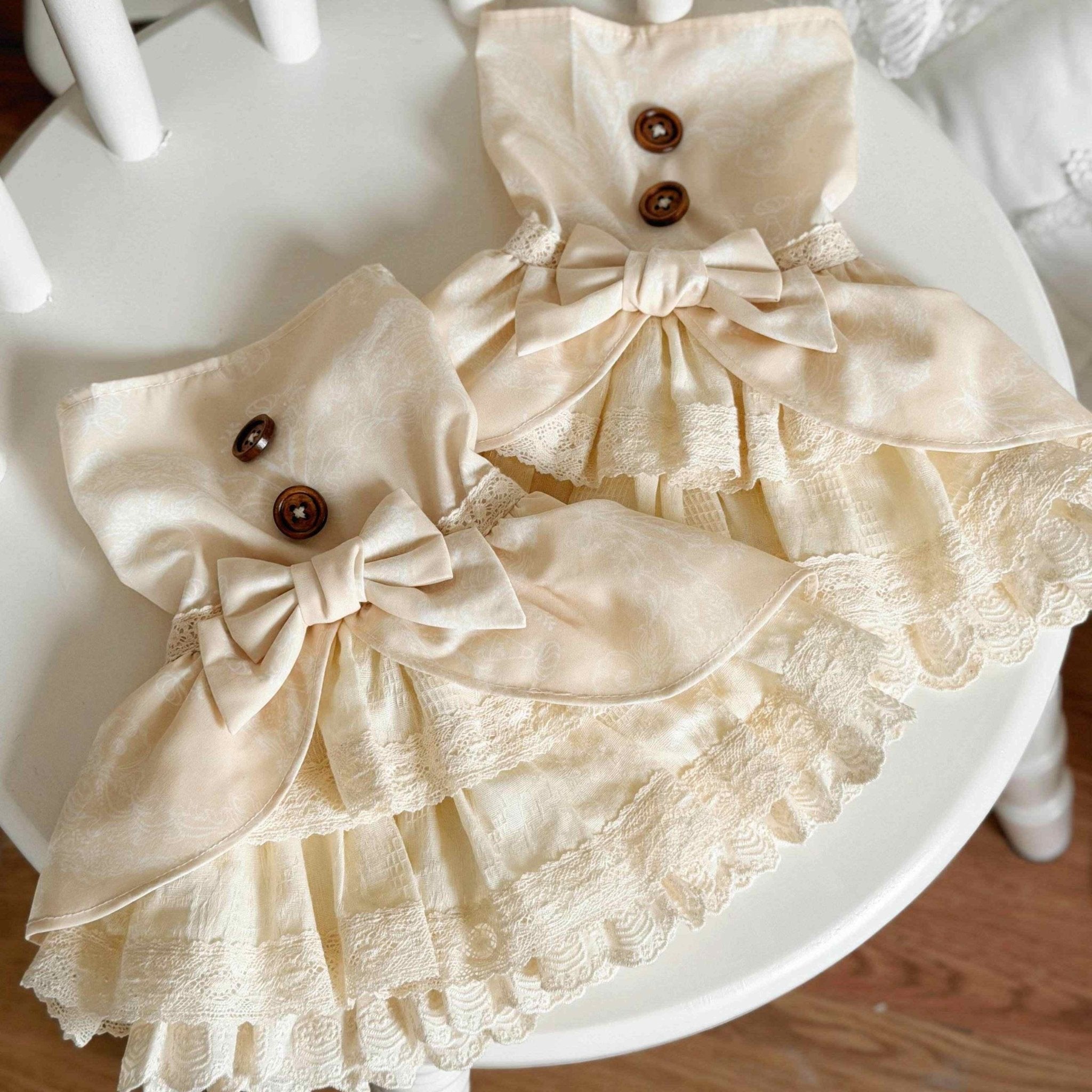 [Limited Edition: May 11] Muffin Post OP Lolita Dress - LolitaEraOP DressBeigeS[Limited Edition: May 11] Muffin Post OP Lolita Dress