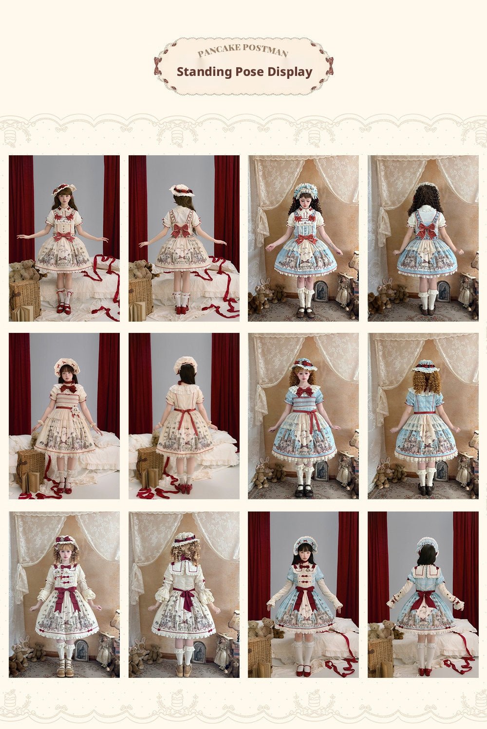 [Limited Edition: May 11] Muffin Post OP Lolita Dress - LolitaEraOP DressBlueS[Limited Edition: May 11] Muffin Post OP Lolita Dress