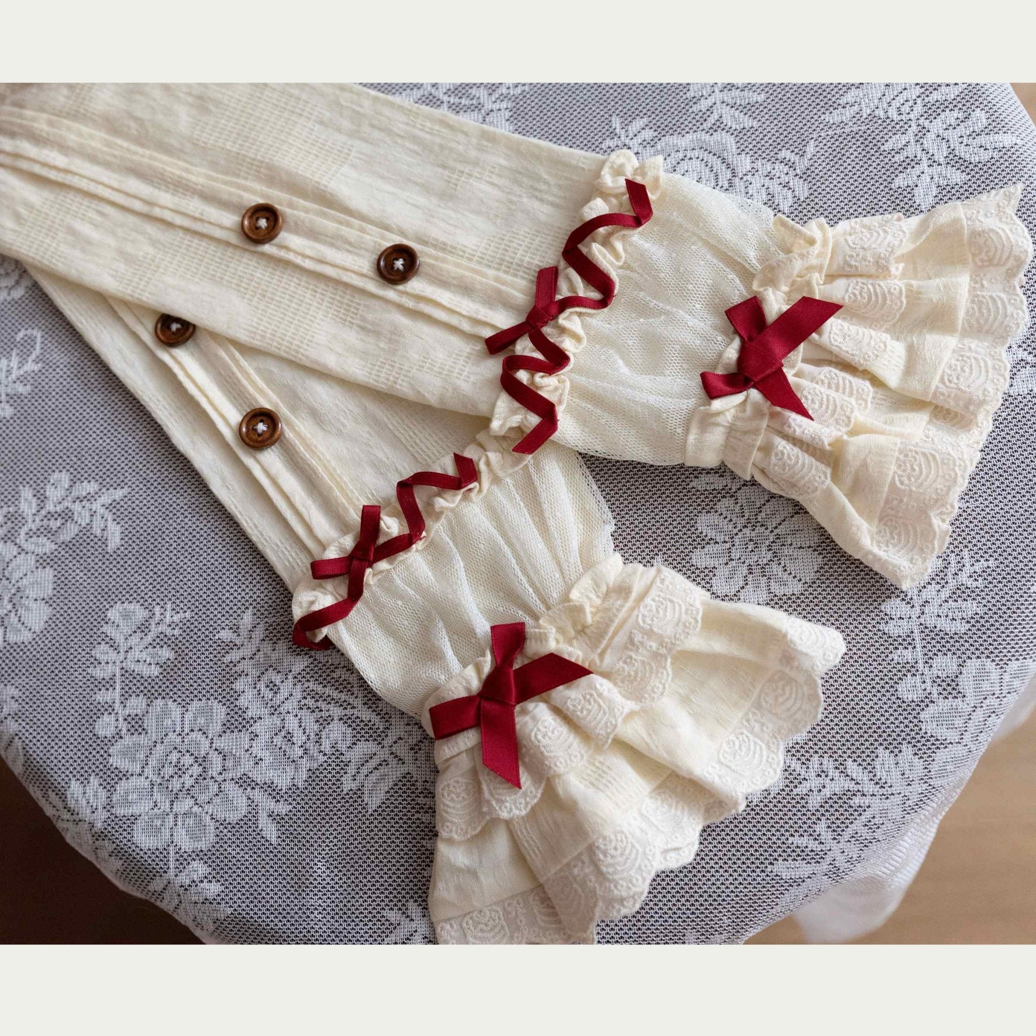 [Limited Edition: May 11] Muffin Post OP Lolita Dress - LolitaEraOP DressBeigeS[Limited Edition: May 11] Muffin Post OP Lolita Dress
