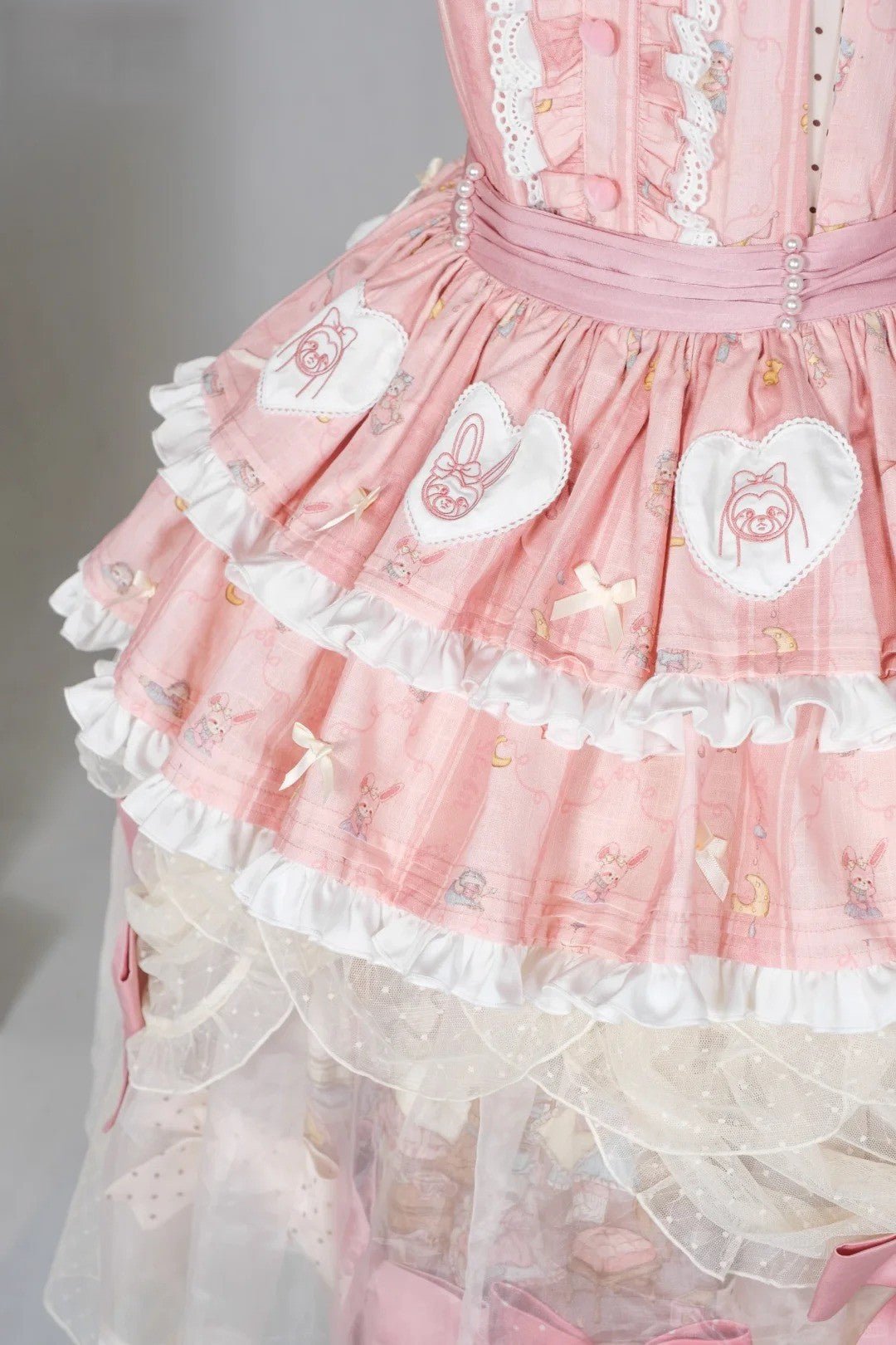 [Limited Edition: May 17] Lazy Bow JSK Gradient Bow Lolita Dress - LolitaEraJSK DressBlackS[Limited Edition: May 17] Lazy Bow JSK Gradient Bow Lolita Dress