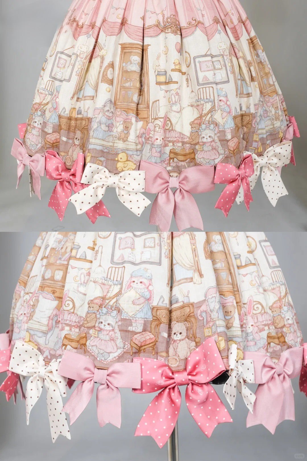 [Limited Edition: May 17] Lazy Bow JSK Gradient Bow Lolita Dress - LolitaEraJSK DressBlackS[Limited Edition: May 17] Lazy Bow JSK Gradient Bow Lolita Dress