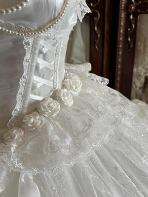 [Limited Edition: May 25] Eternal Pledge Super Luxurious Lolita Bridal Dress - LolitaEraRegular VersionS[Limited Edition: May 25] Eternal Pledge Super Luxurious Lolita Bridal Dress