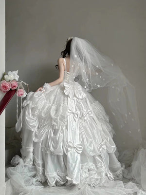 [Limited Edition: May 25] Eternal Pledge Super Luxurious Lolita Bridal Dress - LolitaEraRegular VersionS[Limited Edition: May 25] Eternal Pledge Super Luxurious Lolita Bridal Dress