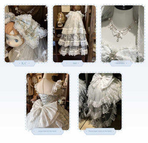 [Limited Edition: May 25 ] Moonlight Coronation Gorgeous Lolita JSK - LolitaEraDress Only=Includes Bust Bow + Waist BowBlueXS[Limited Edition: May 25 ] Moonlight Coronation Gorgeous Lolita JSK