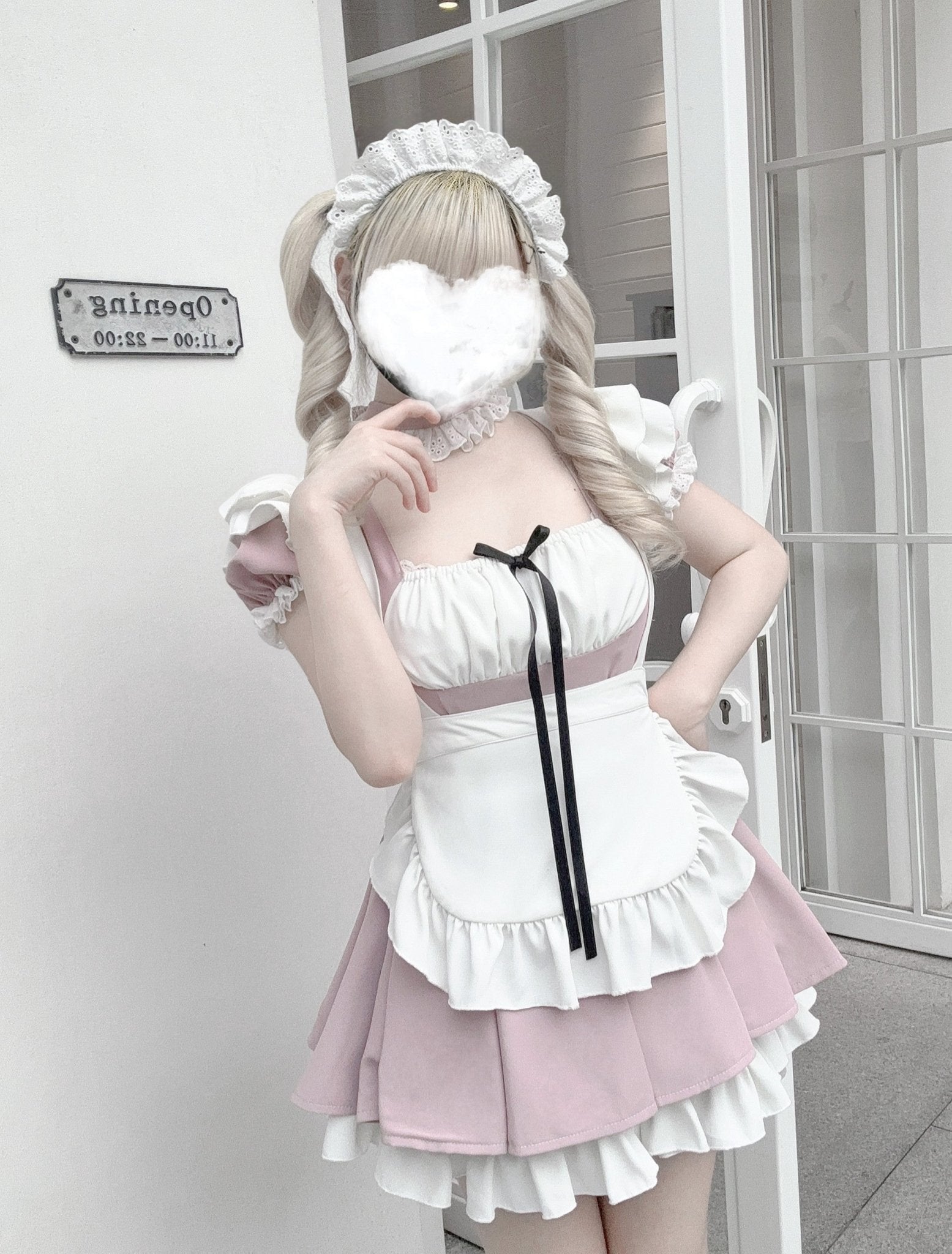 Little Maid Cute Maid Style Anime Aesthetic Dress - LolitaEraGrey Dress + ApronSLittle Maid Cute Maid Style Anime Aesthetic Dress