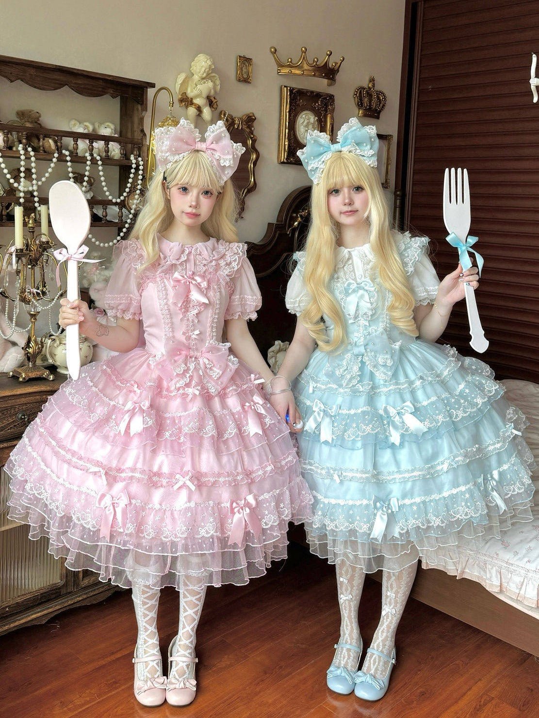 Lolita Ballet Sweet Pink JSK Dress - LolitaEraPink SetSLolita Ballet Sweet Pink JSK Dress