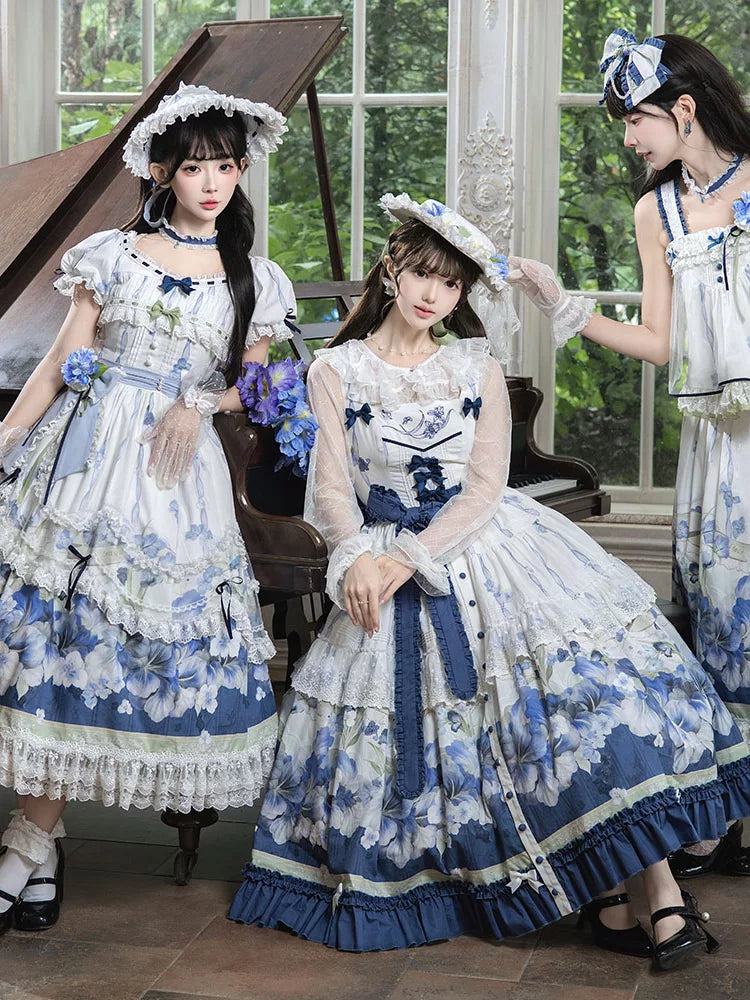 Blue Kite Lolita JSK Dress and Accessories Series