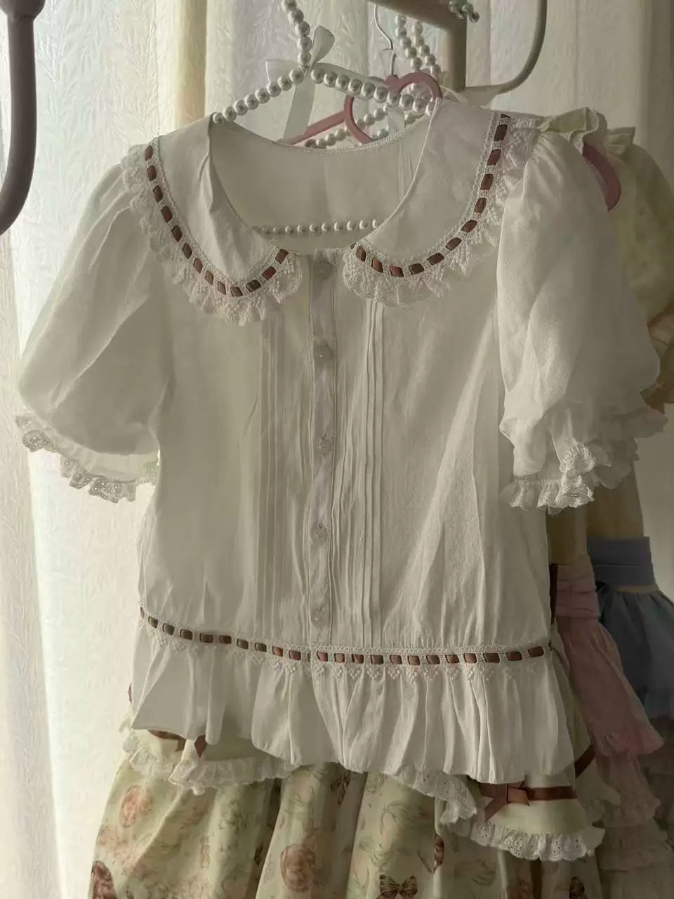 【Small quantity in stock drop】Popoco Lolita bubble skirt JSK Taoqi Sheep original design