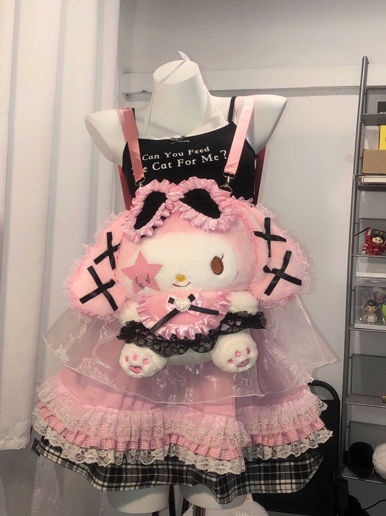 Lolita Dark Y2K My Melody Backpack - LolitaEra1Lolita Dark Y2K My Melody Backpack