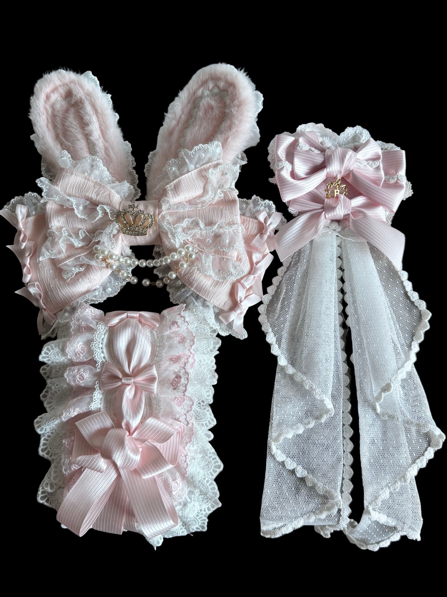 Lolita Gorgeous Tea Party KC Headband - LolitaEraWhiteLolita Gorgeous Tea Party KC Headband