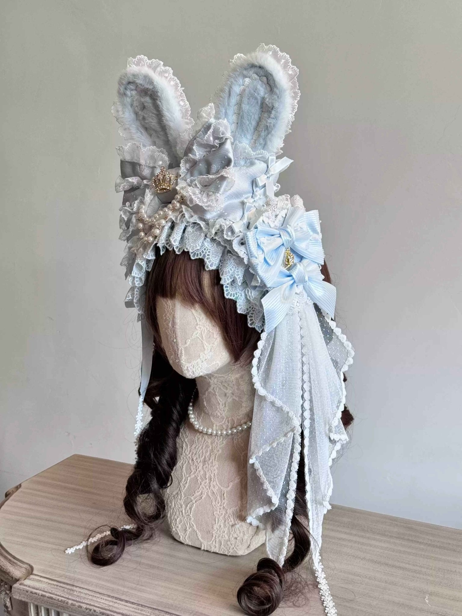 Lolita Gorgeous Tea Party KC Headband - LolitaEraBlueLolita Gorgeous Tea Party KC Headband
