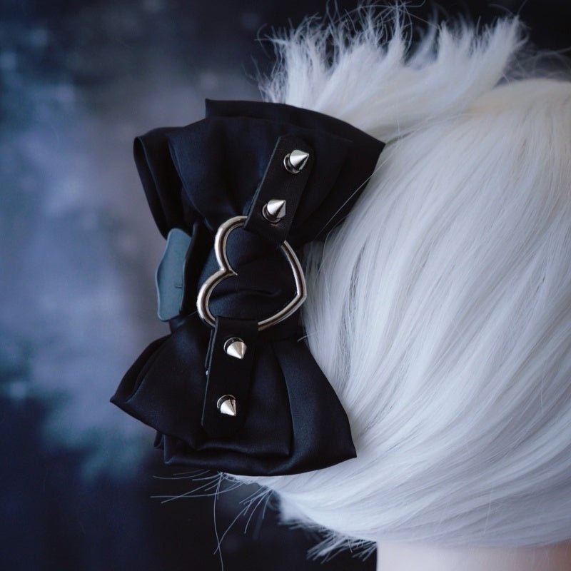 Lolita Goth Handmade Hair Clip - LolitaEra